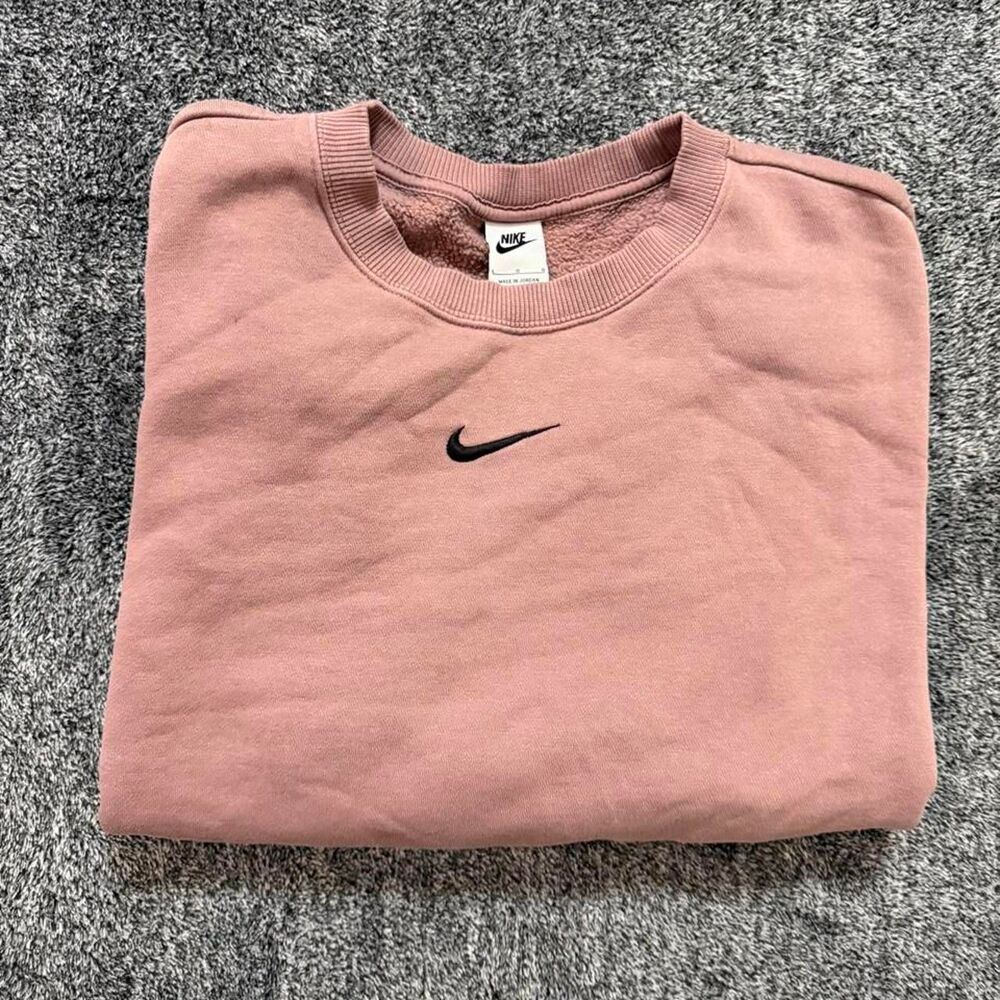 Y2K style Nike crewneck sweatshirt embroidered swoosh baggy size Large